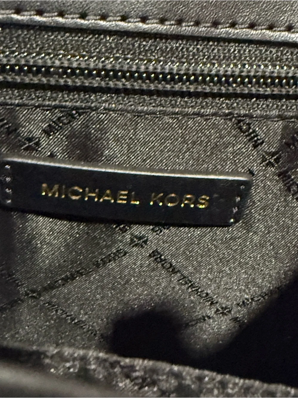 Michael Kors Black Saffiano Top-Handle Satchel with Gold Hardware